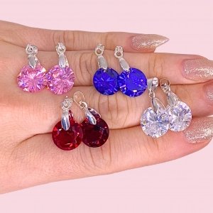 Promo Dije redondo Grande 12mm X6 Laminado de plata 925